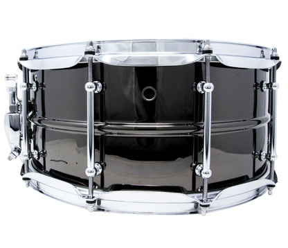 Pork Pie 14" x 6.5" Big Black Brass Snare drum