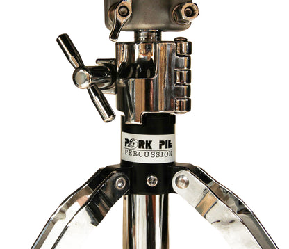 Pork Pie Big Boy Drum Throne Gold Sparkle with Leopard Top inc. Base