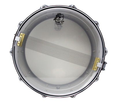 Pork Pie 14 x 6.5 Aluminium Snare Drum Painted in Dodger Blue