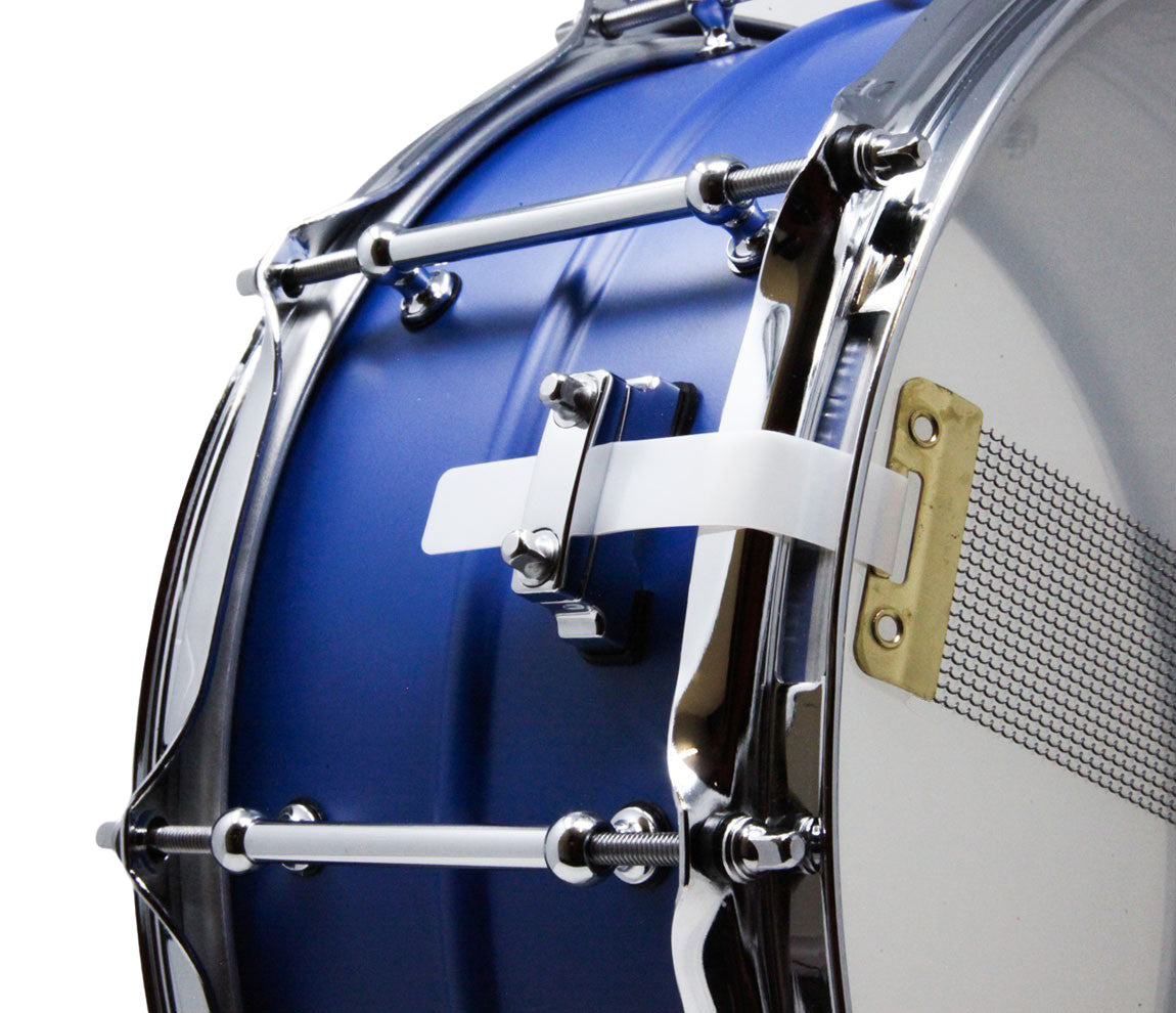 Pork Pie 14 x 6.5 Aluminium Snare Drum Painted in Dodger Blue