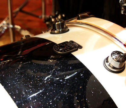 Natal 'The Originals' 6-Piece 22" Maple Shell Pack in White/Black Sparkle Finish