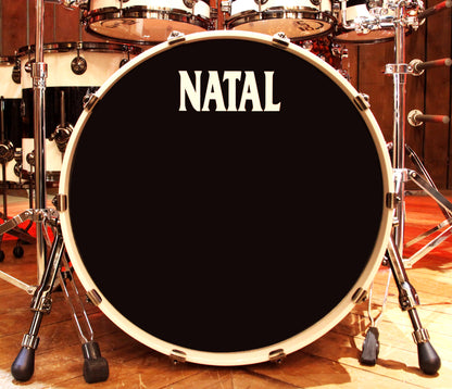 Natal 'The Originals' 6-Piece 22" Maple Shell Pack in White/Black Sparkle Finish
