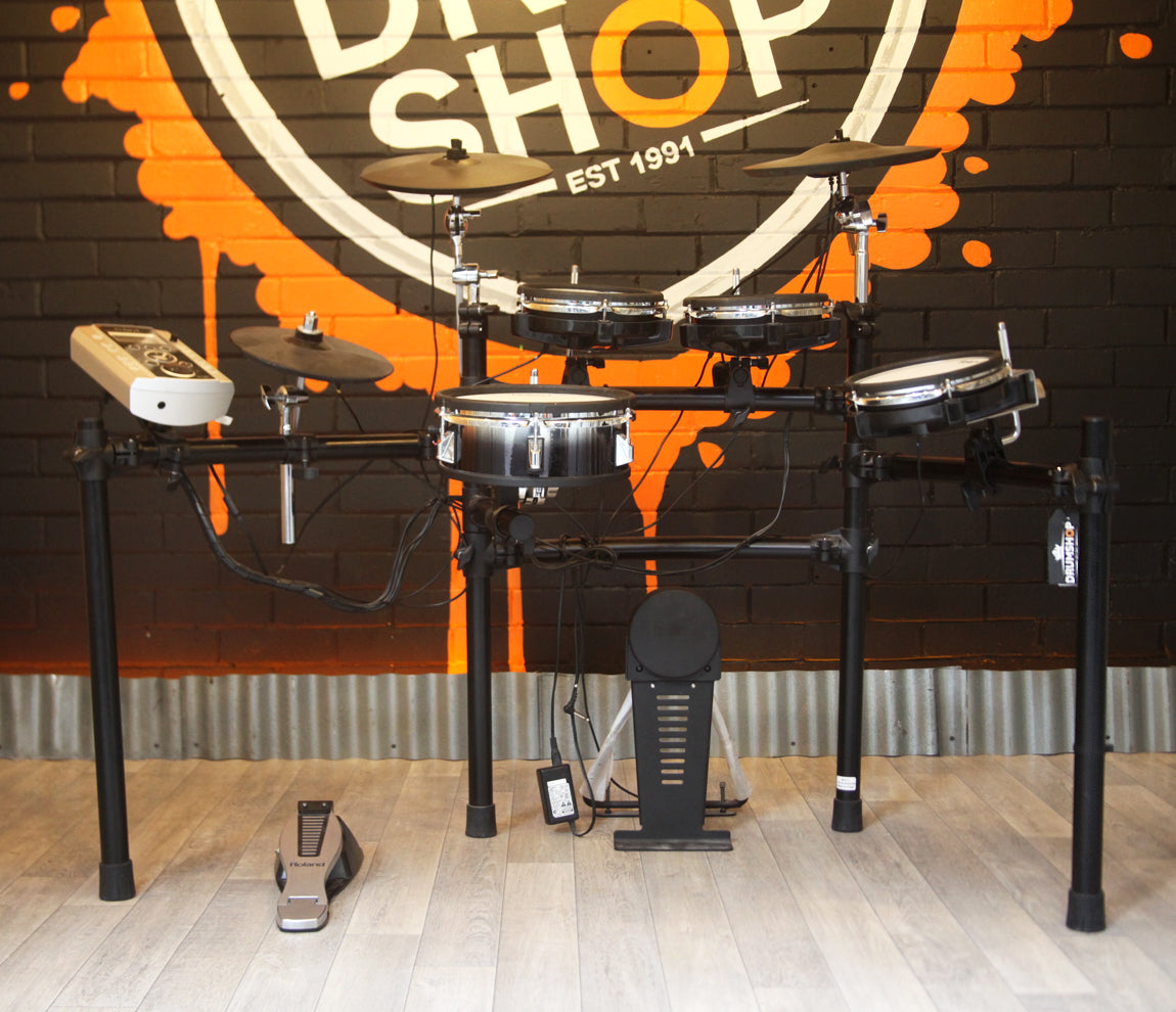 Pre-Loved Roland TD-9 Electronic Drum Set, Pre Loved Drum Kits, Pre Loved Products, Black, Roland