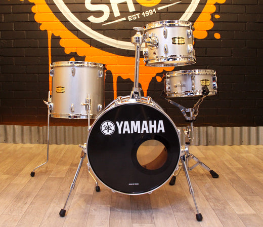 Pre Loved Yamaha Manu Katche Hip Gig Silver 4-Piece Junior Drum Kit, Pre Loved Drum Kits, Yamaha, 16