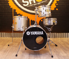 Pre Loved Yamaha Manu Katche Hip Gig Silver 4-Piece Junior Drum Kit