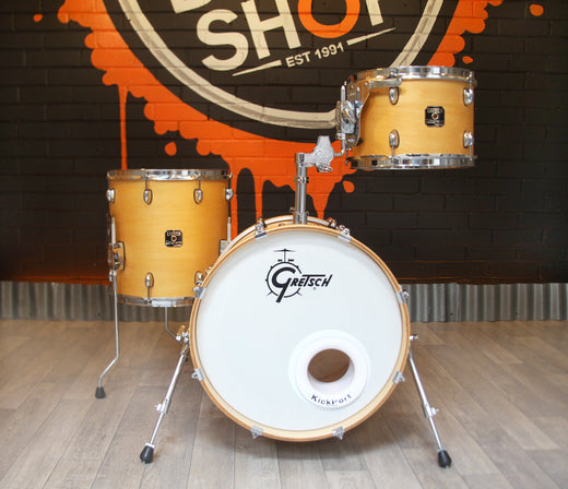 Pre-Loved Gretsch Catalina Club Shell Pack In Natural, Gretsch, Pre Loved Drum Kits, Natural, 12
