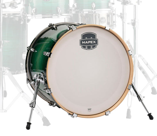 Mapex Armory 22" x 16" Bass Drum, No Bd Mount In Emerald Burst