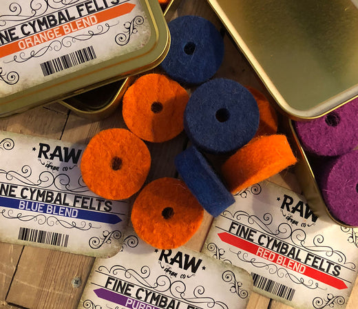 RAW Drum Co Fine Cymbal Felts