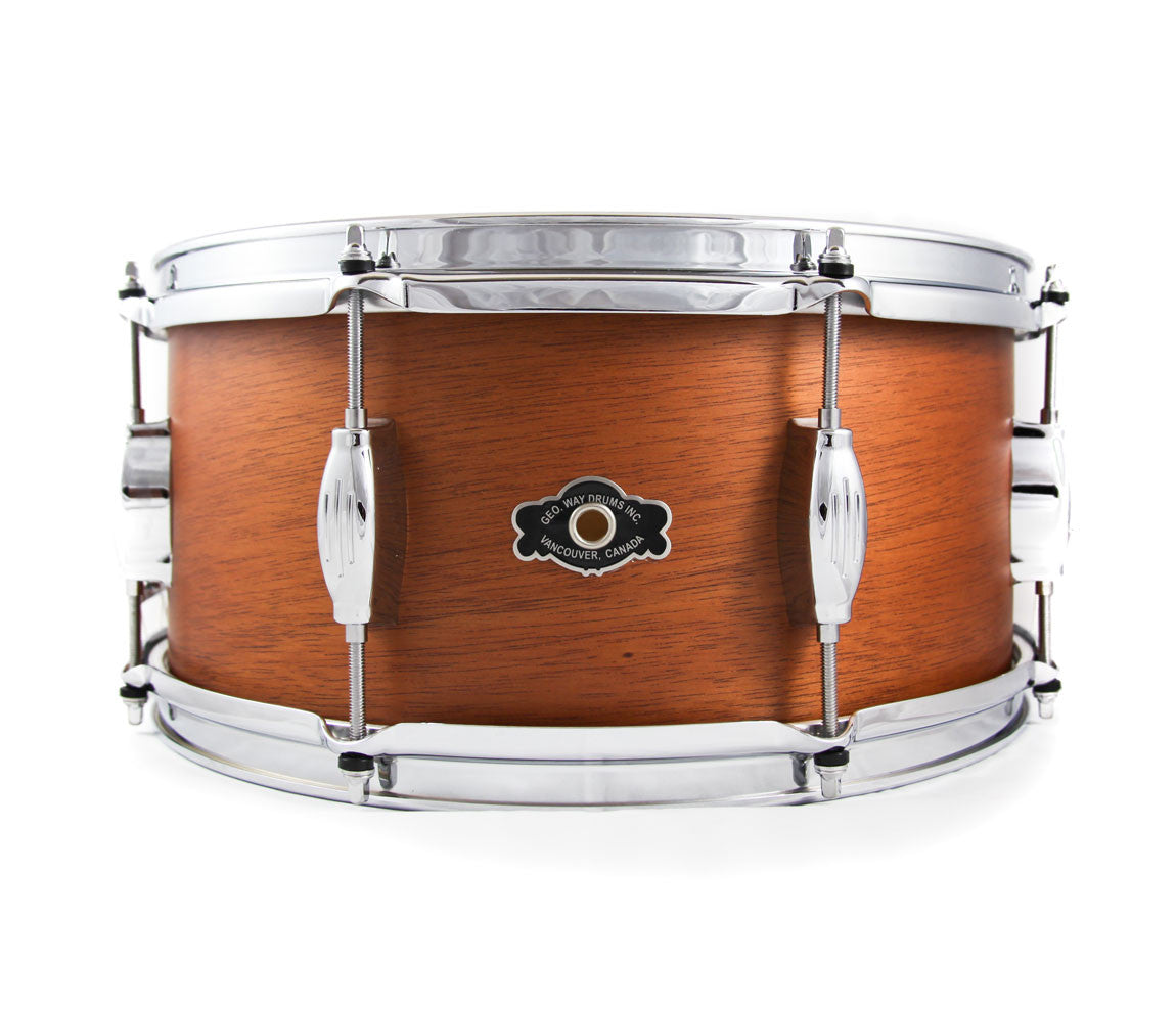 George Way Tradition Series Mahogany Snare Drum, Snare Drum, George Way, Dunnett