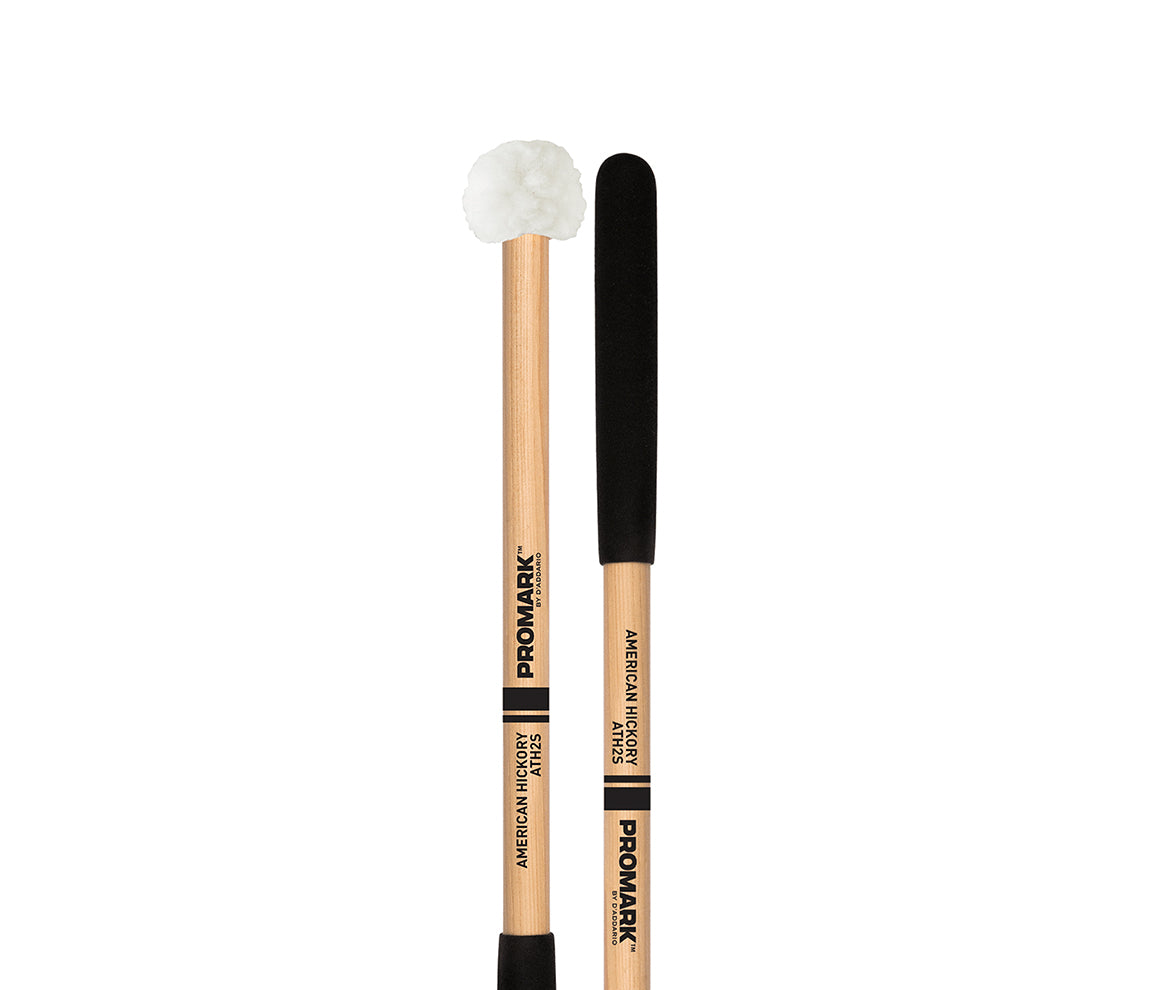 Promark Hickory Shaft Puffy Head Tenor Mallets, Promark, Drumsticks & Mallets, Mallets, Hickory, 18" x 2.5", Accessories