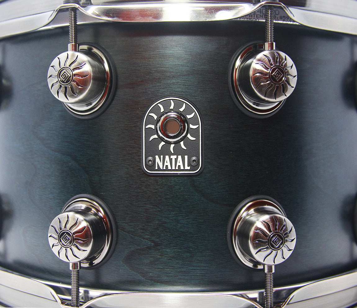 Natal Originals Walnut 14" x 6.5" Snare Drum in Cerulean Blue, Natal, Snare Drums, Cerulean Blue, Walnut, 14" x 6.5", Drum lounge
