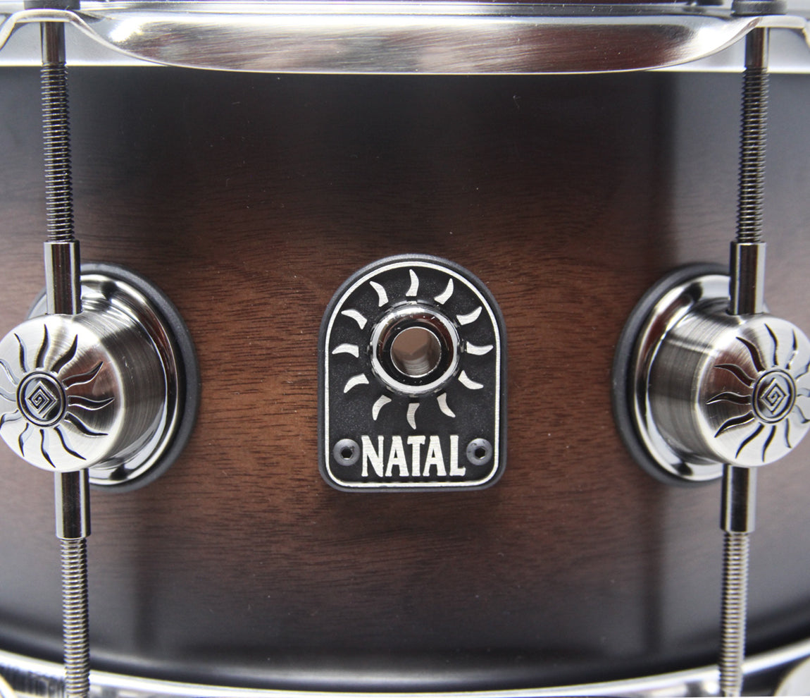 Natal Originals Walnut 13" x 5.5" Snare Drum in Vintage Burst, Natal, Snare Drum, Vintage Burst, Walnut, 13" x 5.5", Drum Lounge