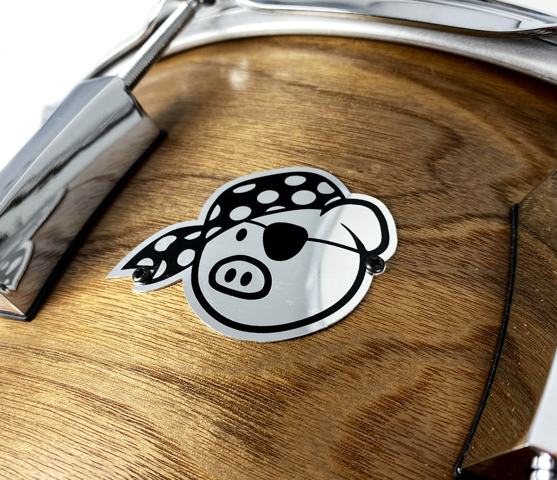 Pork Pie Exotic 14" x 7" Walnut Snare Drum
