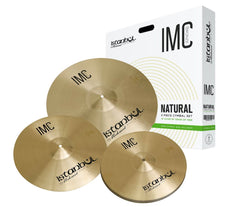 Istanbul Mehmet IMC 3 Piece Natural Cymbal Set (IMC-HH14, IMC-C16, IMC-R20)