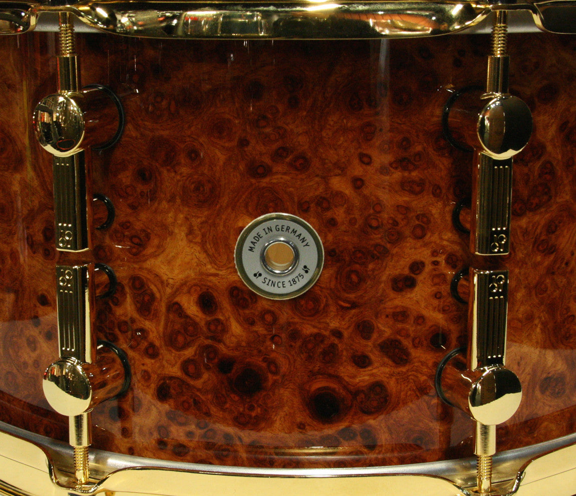 Sonor Artist Series 13" x 7" Snare Drum with gold plated hardware