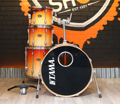 Pre-Loved Tama Rockstar Amber Sun Fade Drum Kit