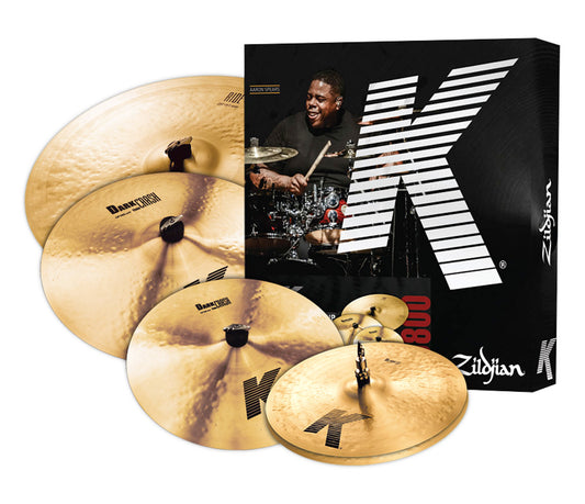 Zildjian K CYMBAL SET (14" HI-HATS, 16" THIN CRASH, 18" THIN CRASH, 20" RIDE)