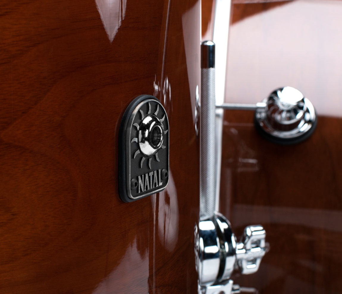 Natal 'The Originals' US Rock Walnut Shell 3 Piece in Natural Walnut, Natal, US Rock, Acoustic Drum Kits, The Originals, Drum Lounge, Natural Walnut, 3 Piece Drum Kit, 3 Piece