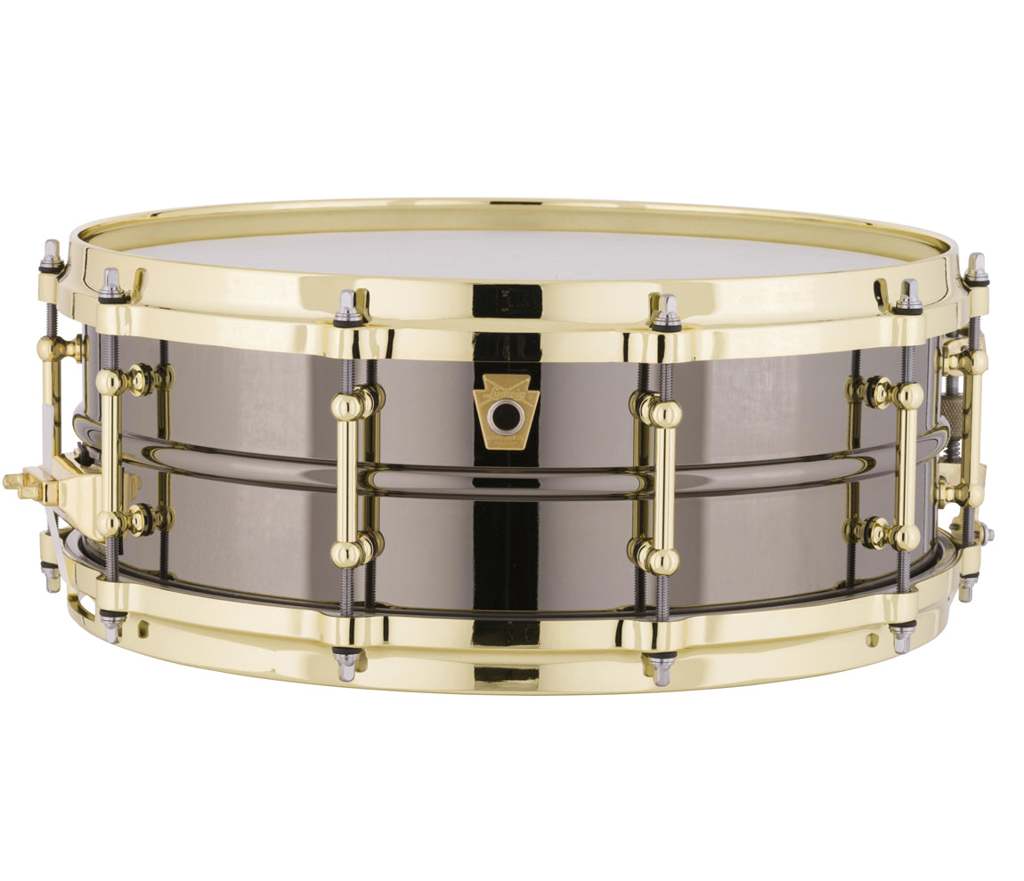Ludwig 14" x 5" Black Beauty w/Brass Hardware Snare Drum, Snare Drums, Drum Lounge, Ludwig, Black, Brass, 14" x 5"