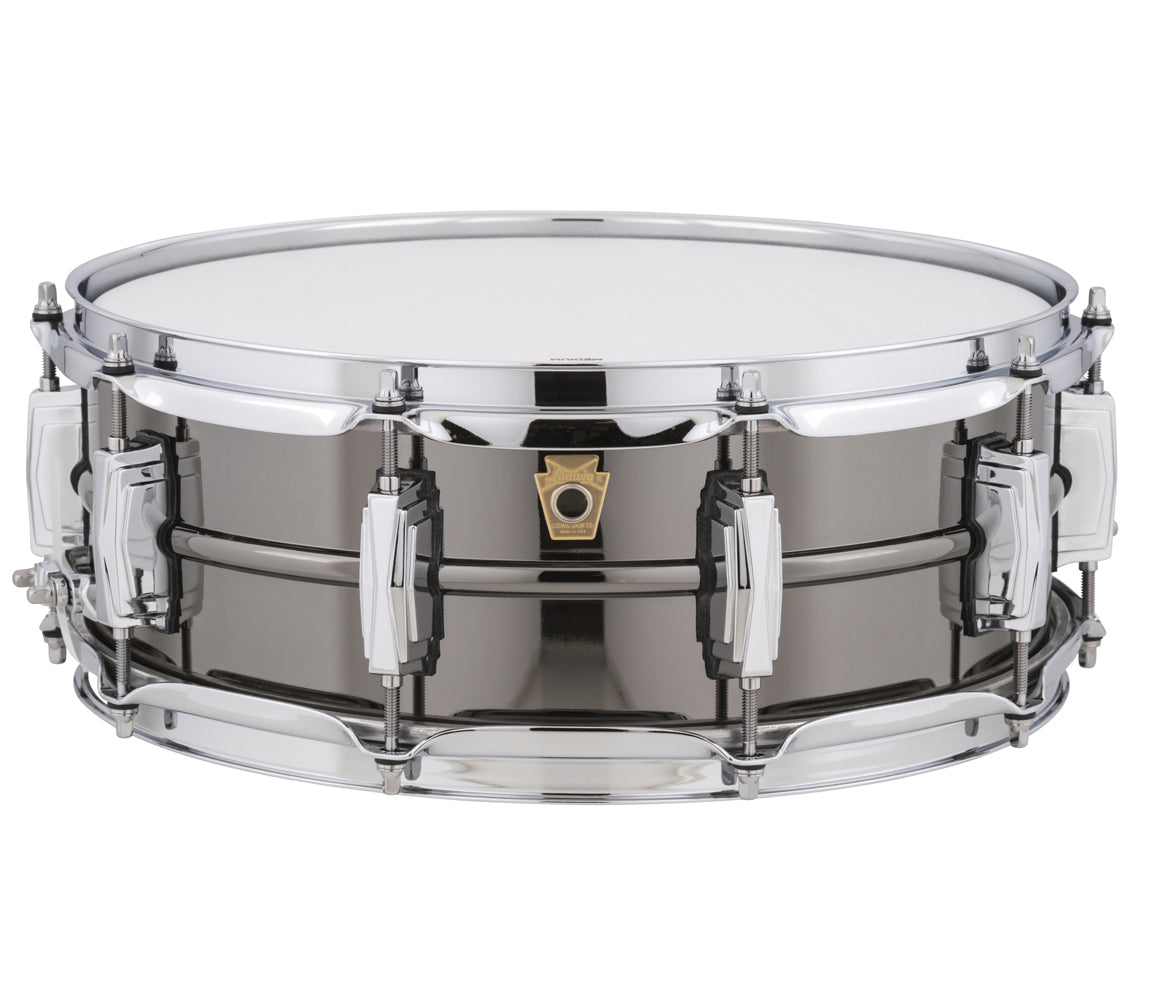 Ludwig Black Beauty 14" x 5" Snare Drum (LB416), Ludwig, Snare Drums, Drum Lounge, 14" x 5", Black, Brass