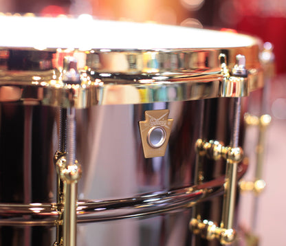 Ludwig 14" x 6.5" Black Beauty w/Brass Hardware Snare Drum, Ludwig, Snare Drums, 14" x 6.5", Black, Brass, Drum Lounge