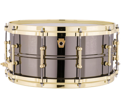 Ludwig 14" x 6.5" Black Beauty w/Brass Hardware Snare Drum, Ludwig, Snare Drums, 14" x 6.5", Black, Brass, Drum Lounge