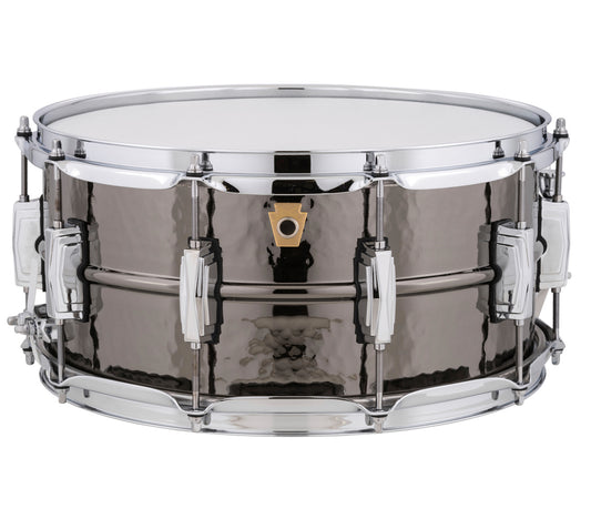 Ludwig Black Beauty 14" x 6.5" Hammered Snare Drum, Snare Drum, Drum Lounge, Ludwig, 14" x 6.5", Black