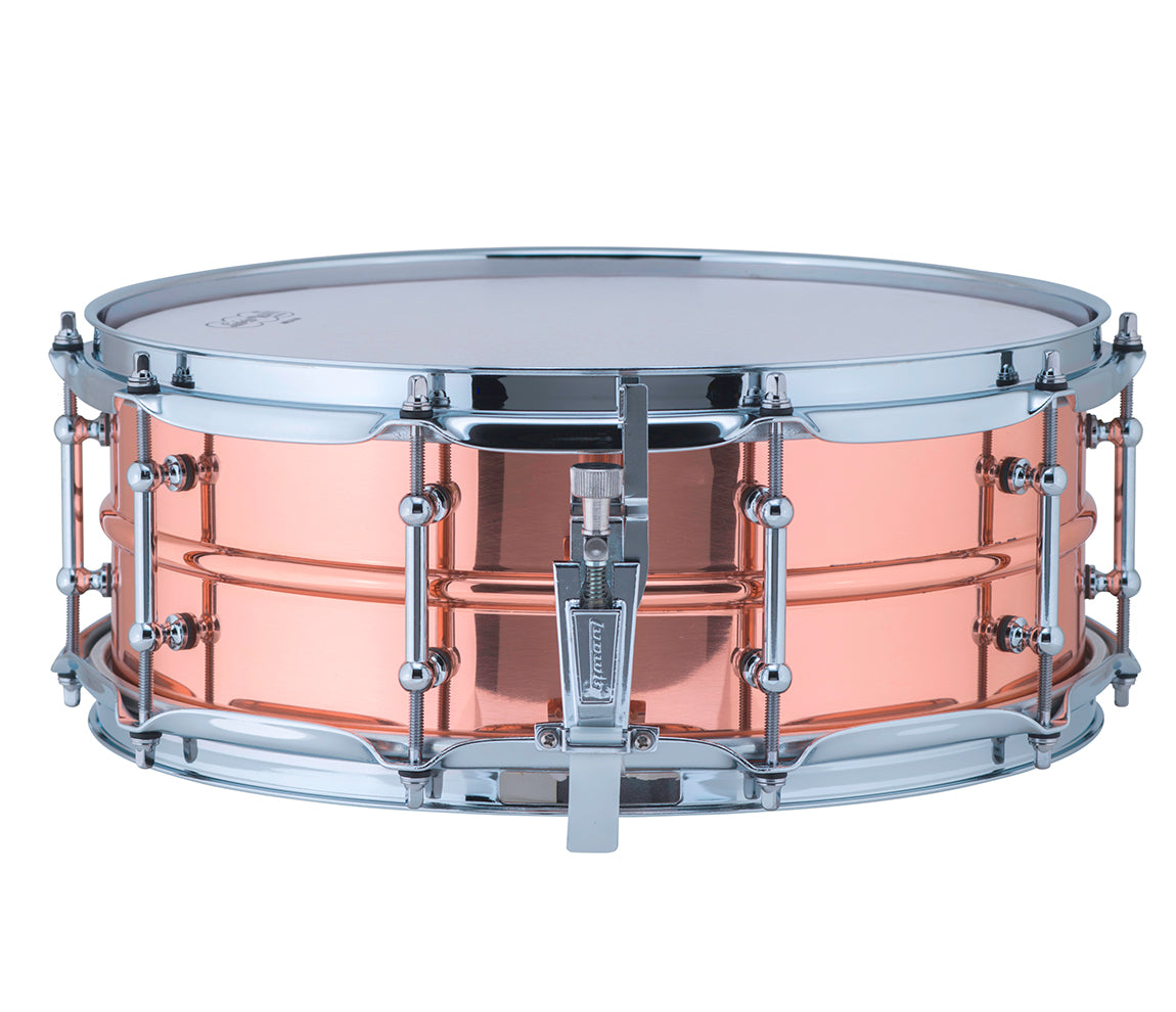 Ludwig Copperphonic 14" x 5" Smooth Polished Snare Drum w/Tube Lugs