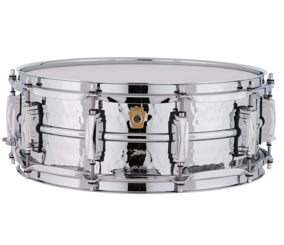 Ludwig 14" x 5" Hammered Supraphonic Lugs Snare Drum, Snare Drums, Drum Lounge, Ludwig, 14" x 5"