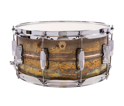 Ludwig 14" x 6.5" Raw Brass Snare Drum (LB464R), Ludwig, Snare Drums, Drum Lounge, 14" x 6.5", Brass, LB464R 