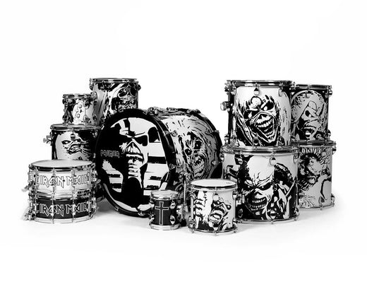 Premier Elite Series 'Ed Till I'm Dead' 11-Piece Shell Pack Iron Maiden Drum Kit