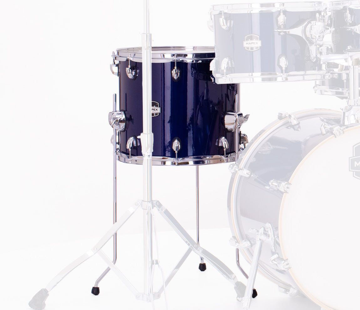Mapex Mars Maple 14" x 14" Floor Tom In Midnight Blue