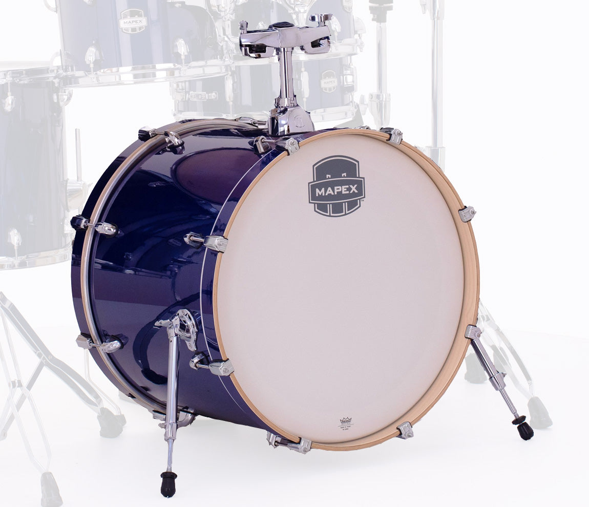Mapex Mars Maple 22" x 18" Bass Drum In Midnight Blue
