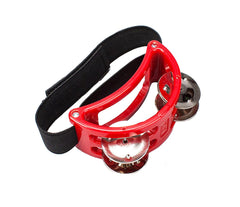 Natal Foot Tambourine in Red