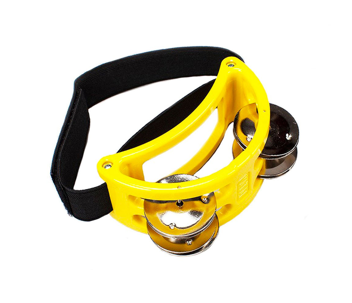 Natal Foot Tambourine in Yellow, Type: Tambourines & Jingles, NTFTY, Finish: Yellow, Vendor: Natal