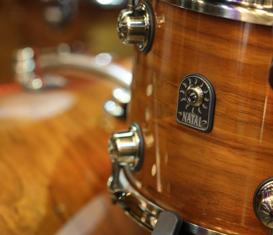 Natal 'The Originals' Traditional Jazz Walnut Shell 3 Piece in Natural Walnut, Natal, The Originals, Natural Walnut, Acoustic Drum Kits, Traditional Jazz, Drum Lounge