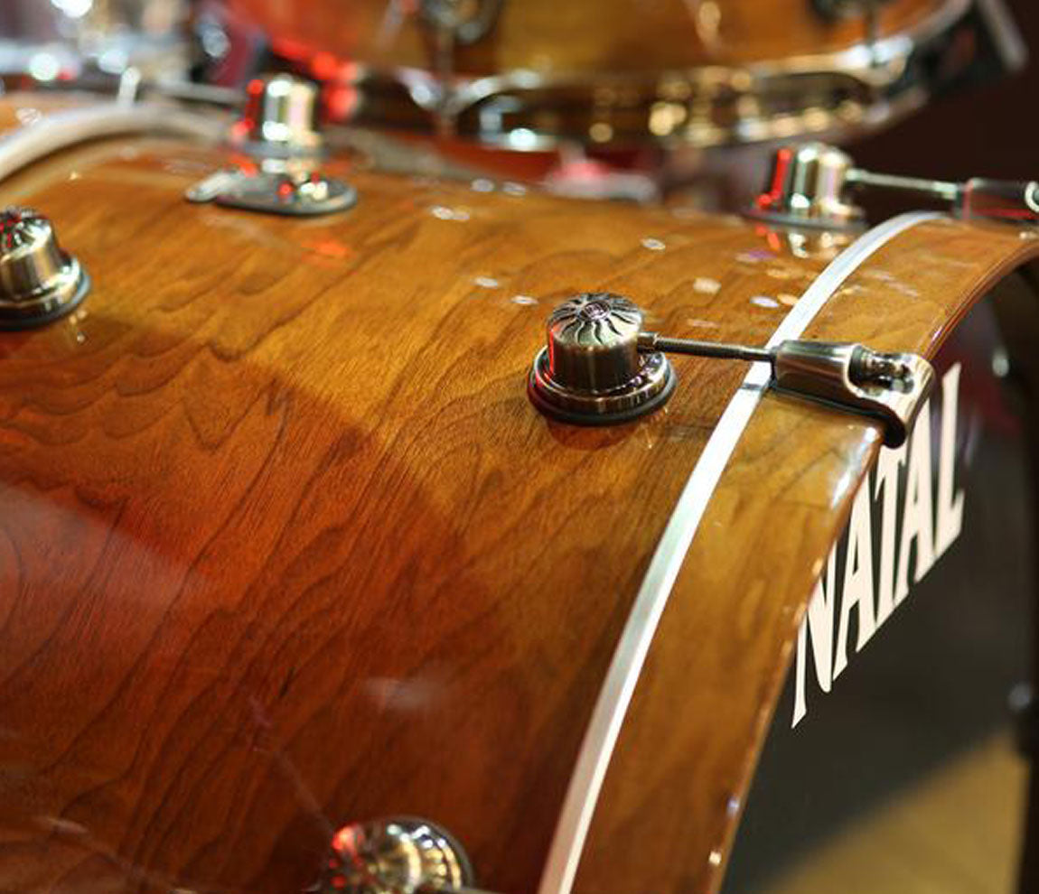 Natal 'The Originals' Traditional Jazz Walnut Shell 3 Piece in Natural Walnut, Natal, The Originals, Natural Walnut, Acoustic Drum Kits, Traditional Jazz, Drum Lounge