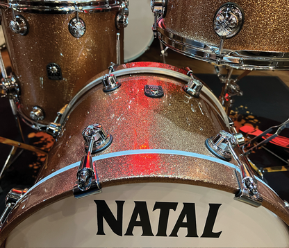Natal Cafe Racer 3-piece Shell Pack in Champagne Sparkle