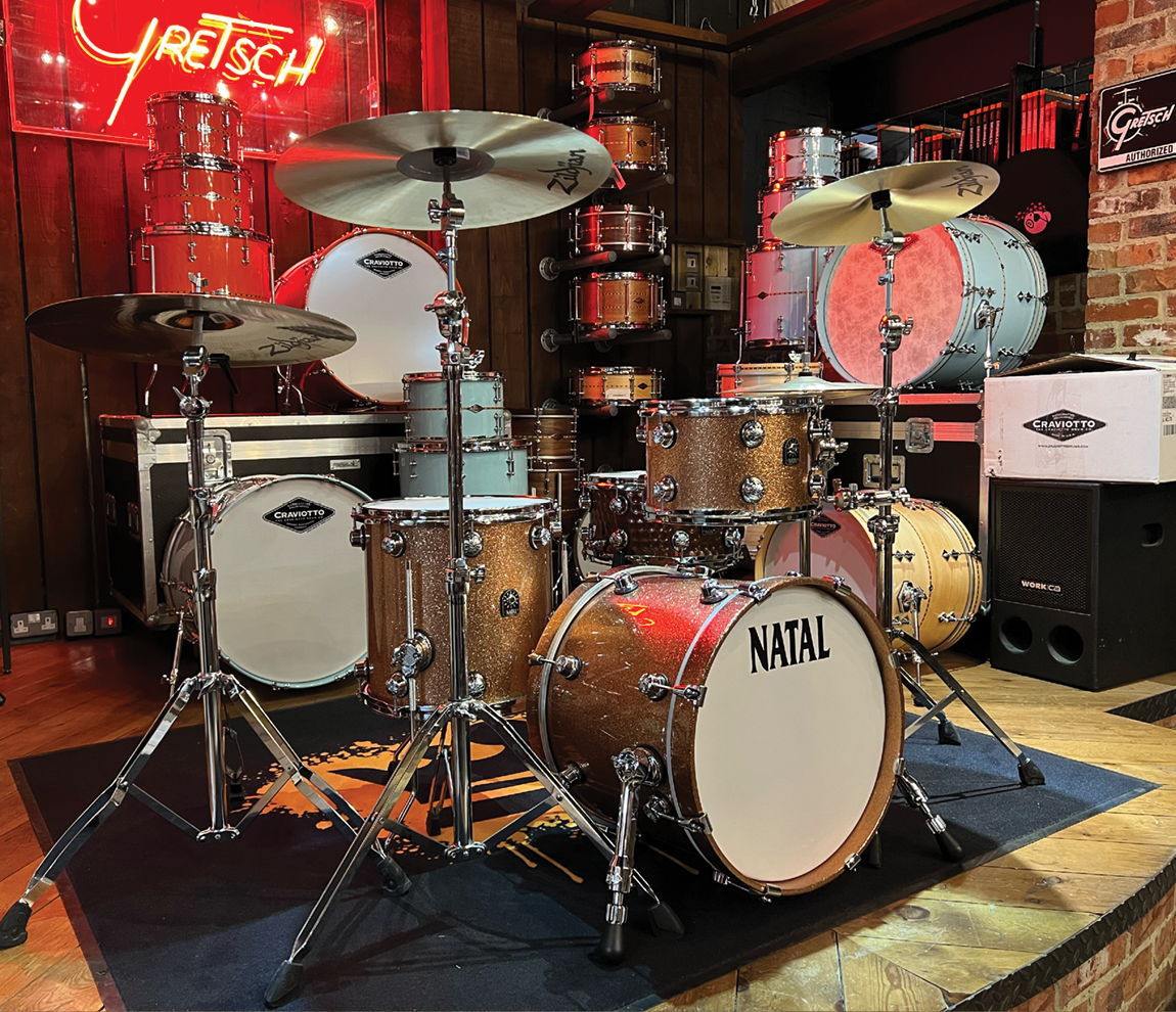 Natal Cafe Racer 3-piece Shell Pack in Champagne Sparkle