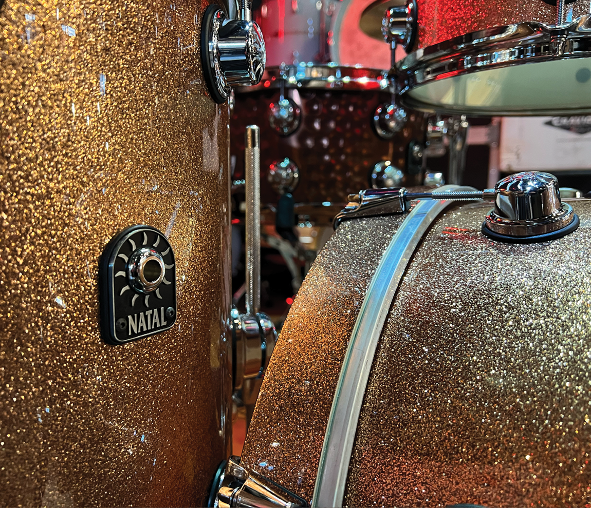 Natal Cafe Racer 3-piece Shell Pack in Champagne Sparkle
