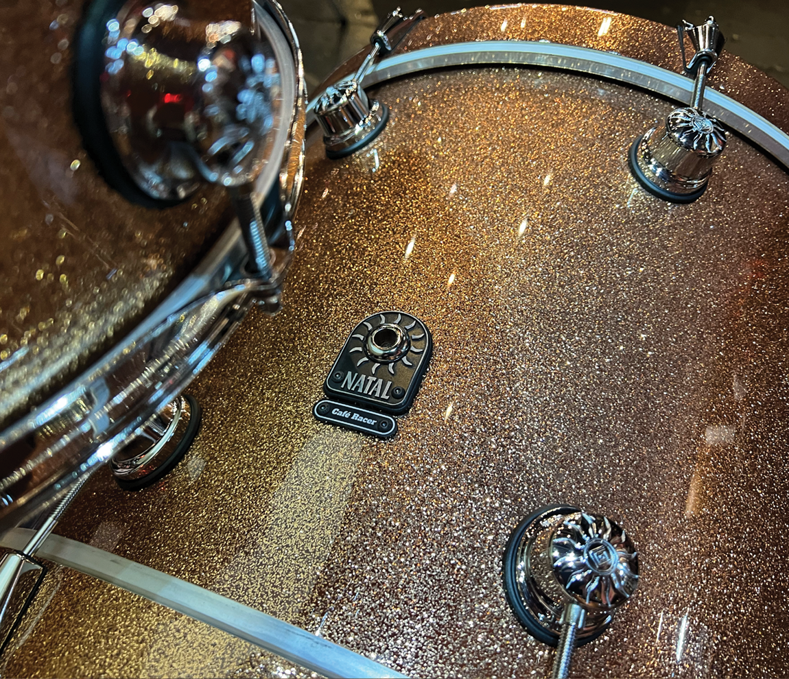 Natal Cafe Racer 3-piece Shell Pack in Champagne Sparkle