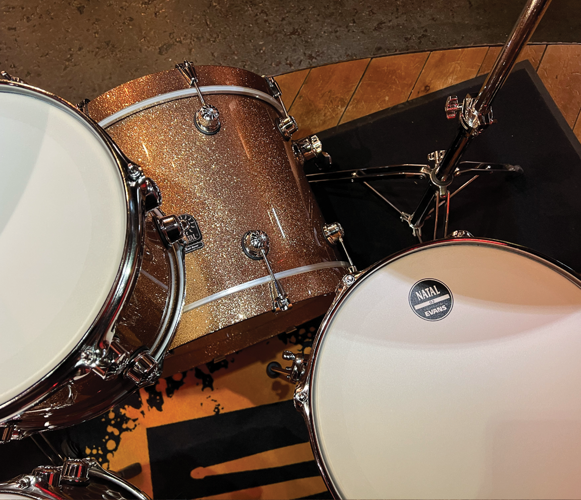 Natal Cafe Racer 3-piece Shell Pack in Champagne Sparkle