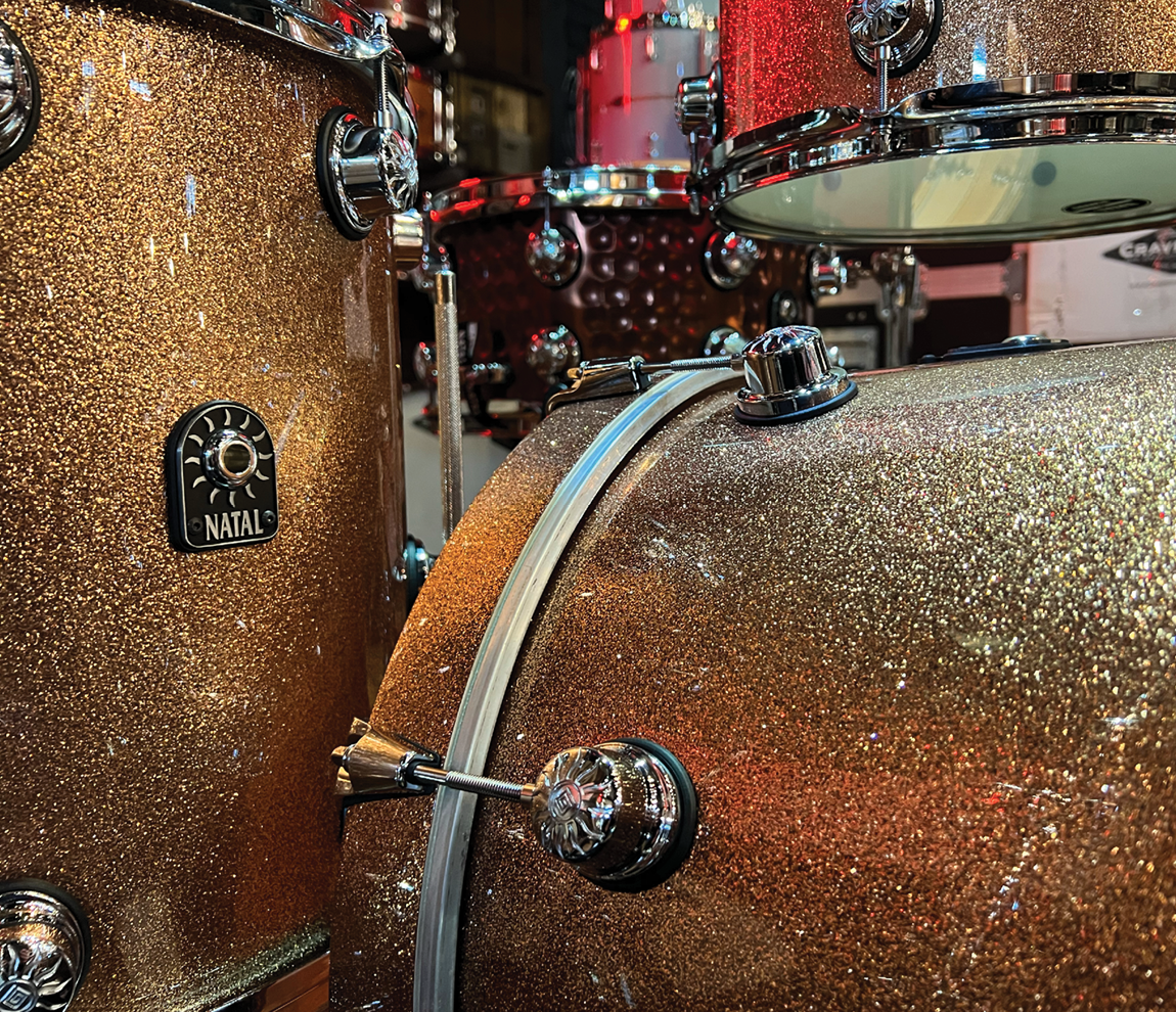 Natal Cafe Racer 3-piece Shell Pack in Champagne Sparkle