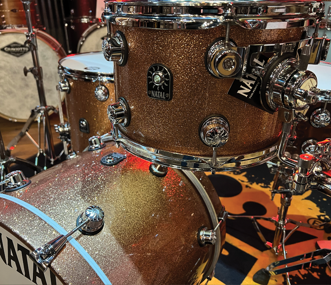 Natal Cafe Racer 3-piece Shell Pack in Champagne Sparkle