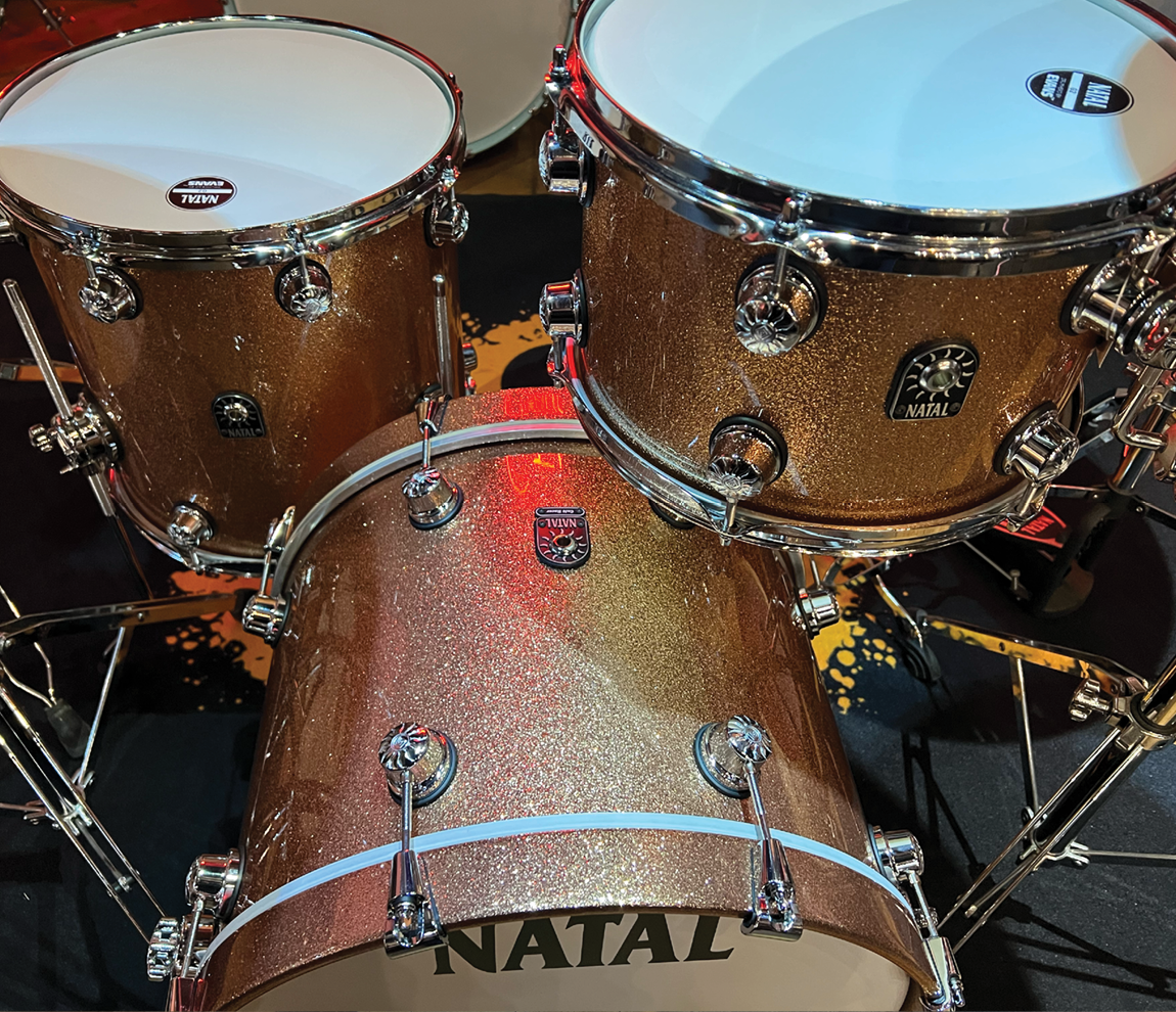 Natal Cafe Racer 3-piece Shell Pack in Champagne Sparkle