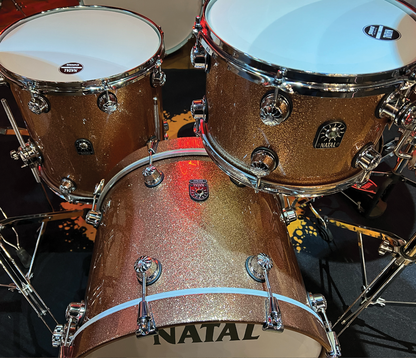 Natal Cafe Racer 3-piece Shell Pack in Champagne Sparkle