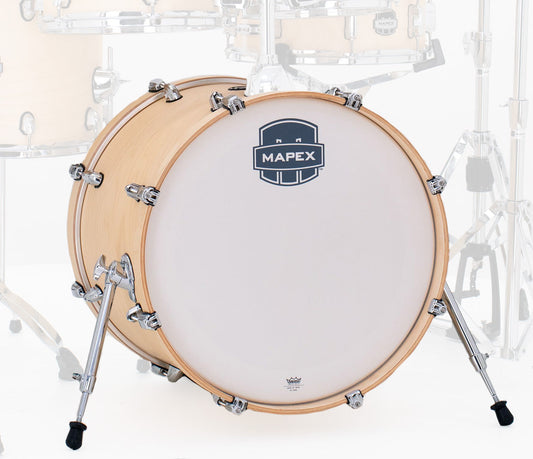 Mapex Mars Maple 20" x 16" Bass Drum In Natural Satin
