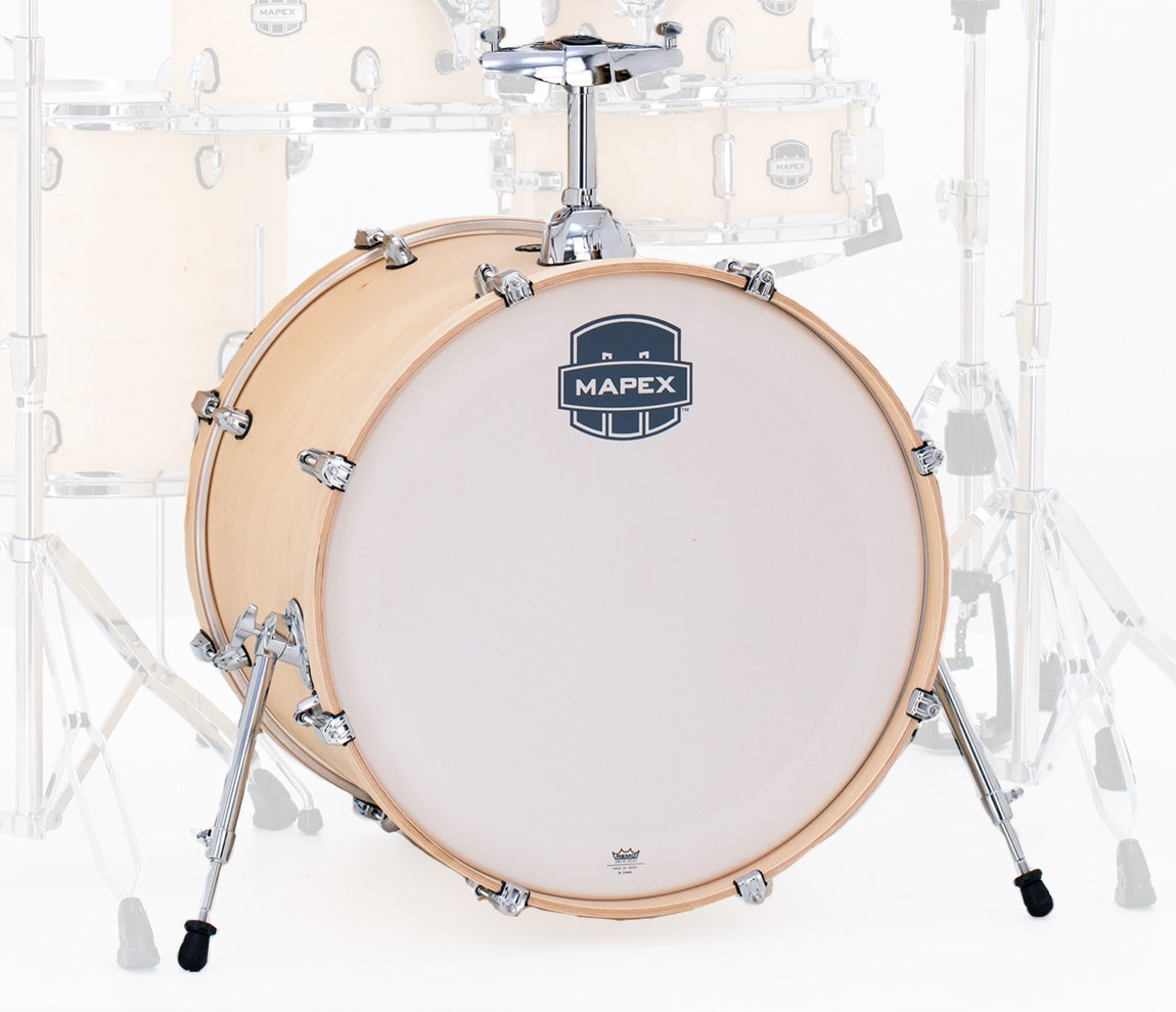 Mapex Mars Maple 22" x 18" Bass Drum In Natural Satin