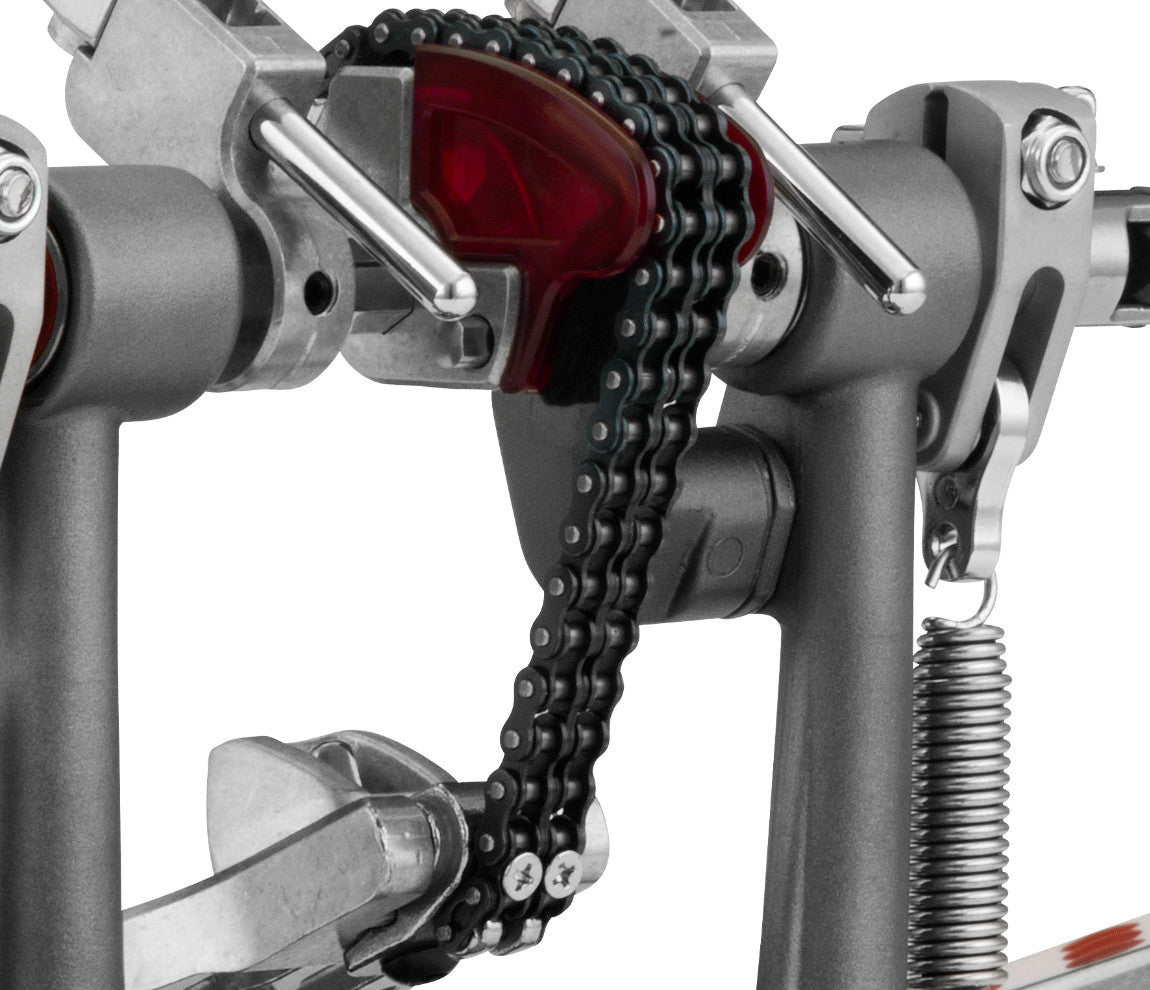 pearl p 2052c eliminator pedal Pearl Eliminator P-2052C Redline Double Pedal, Dual Chain Drive – Drum Shop