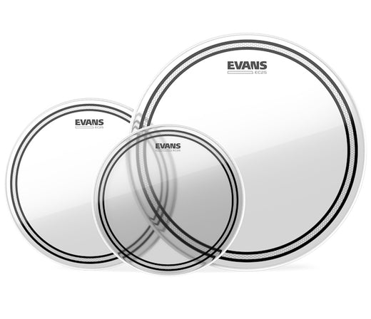 Evans EC2 Fusion Clear Tom Pack